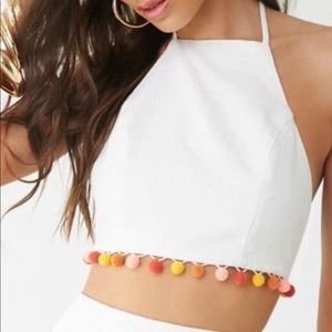 Pom Pom Crop Top